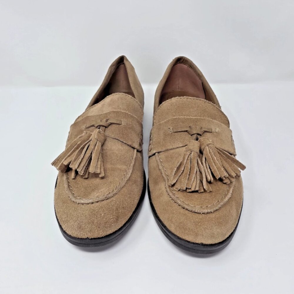GH Bass & Co Flex Step Noelle Suede Leather Loafer Womens Size 6.5 M Preppy